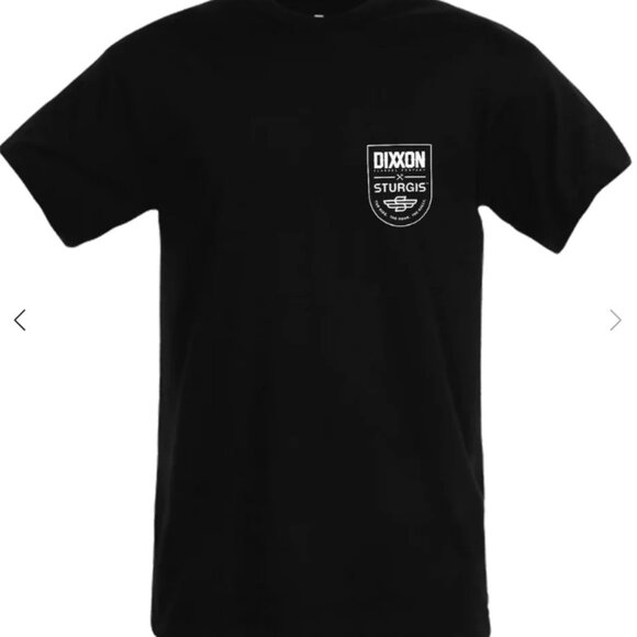 DIXXON Sturgis SD Ride Roar Rally Badge T Shirt Black NEW Men's XL - Picture 2 of 7